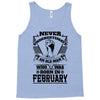 Never Underestimate Old Man Who Was Born February Tank Top