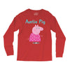 peppa pig auntie pig Long Sleeve Shirts
