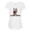 player hater Maternity Scoop Neck T-shirt