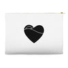 black heart Accessory Pouches