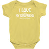 i love my girlfriend Baby Onesie