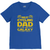 best cycling dad galaxy cycling V-Neck Tee
