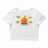 rhyming orange Crop Top