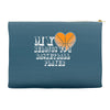 my heart basketball Accessory Pouches