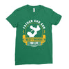 Father and Son Best Friends for Life Ladies Fitted T-Shirt