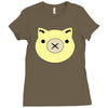 roadhog piggy icon Ladies Fitted T-Shirt
