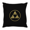 the triforce Throw Pillow
