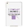 i crochet so i don't choke people save a life, send yarn iPad Mini 4
