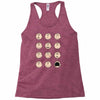 charlie moticons Racerback Tank