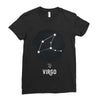 Virgo Zodiac Sign Minimal Design Ladies Fitted T-Shirt