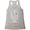 Golfer Dad Racerback Tank