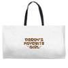 Daddy's Favorite Girl Weekender Totes