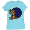 freddy plushie Ladies Fitted T-Shirt