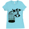 breaking through to freedom Ladies Fitted T-Shirt