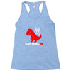 funny dino Racerback Tank