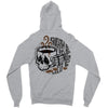 death before decaf white Zipper Hoodie