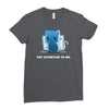 pay attention to me Ladies Fitted T-Shirt