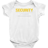 security little sister protection squad Baby Onesie