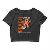wear peach for  my [you can write any name] Crop Top