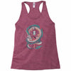 the girl and the dragon Racerback Tank