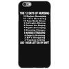 12 days of nursing iPhone 6/6s Case