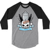 skull emblem 3/4 Sleeve Shirt