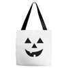black pumpkin Tote Bags