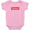 techno hypebeast Baby Bodysuit