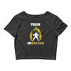 train insaiyan Crop Top