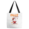 enlist Tote Bags