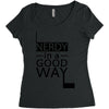 nerdy in a good way Women's Triblend Scoop T-shirt
