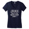 this is my hangover Women's V-Neck T-Shirt