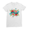 happy mother Ladies Fitted T-Shirt