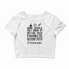 i teach mine science teacher Crop Top