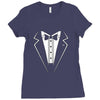 classic black tuxedo t shirt Ladies Fitted T-Shirt