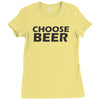 choose beer Ladies Fitted T-Shirt