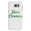merry christmas green glitter Samsung Galaxy S7