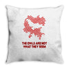 the owls Throw Pillow