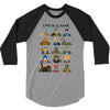 life is a game 3/4 Sleeve Shirt