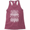 Real Kings Are Born On December 2 Racerback Tank
