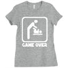 game over daddy funny Ladies Fitted T-Shirt