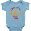 This Girl Loves Her Great Dane Baby Onesie