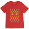 happy halloween ugly christmas sweater V-Neck Tee