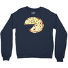 Pizza Slice Big Crewneck Sweatshirt