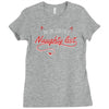 i'm on santa's naughty list Ladies Fitted T-Shirt