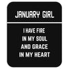 January Girl Mousepad