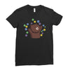 dorp bear Ladies Fitted T-Shirt