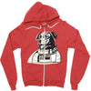 Space Dog-Laika Zipper Hoodie