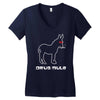 drug mule Women's V-Neck T-Shirt