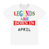 legends are born april All Over Women's T-shirt